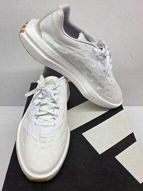 Adidas Flowboost white runners court shoes white size 13 new with box